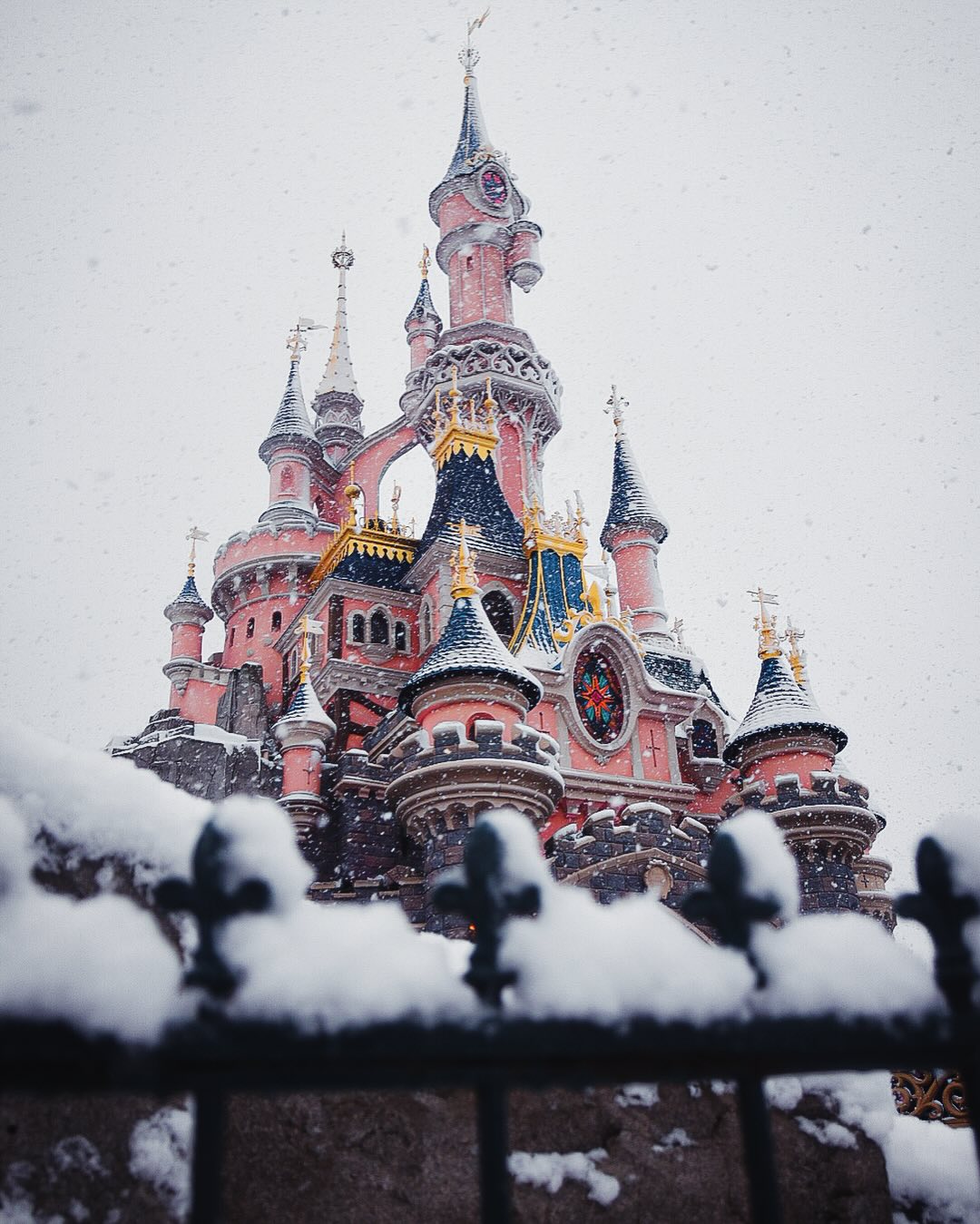 disney inverno castelo